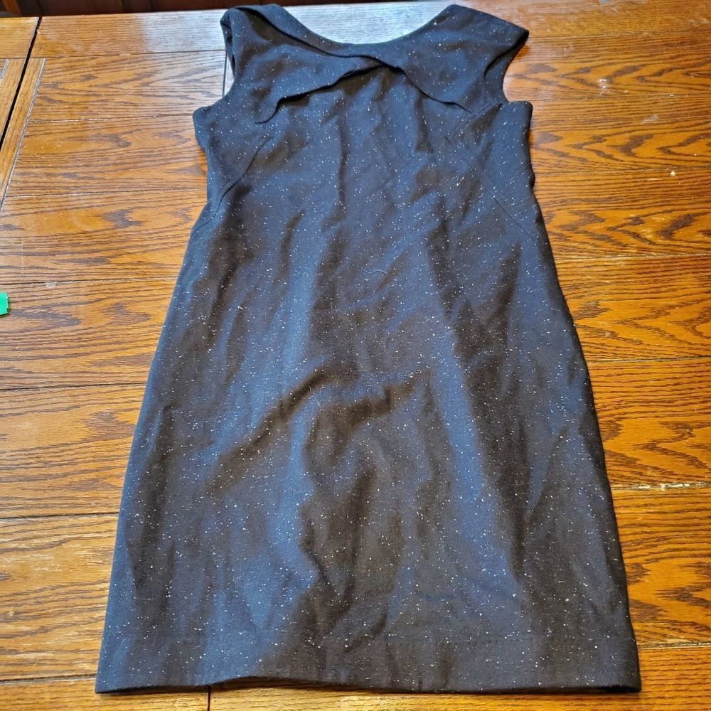 Helmut Lang black speckled virgin wool blend penci